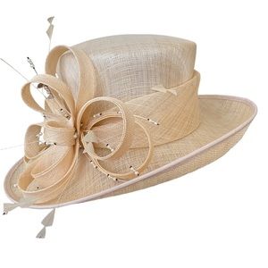 Deborah Fashion Hat.. Kentucky Derby,Church,Tea Party,Easter, Royal Style Hat